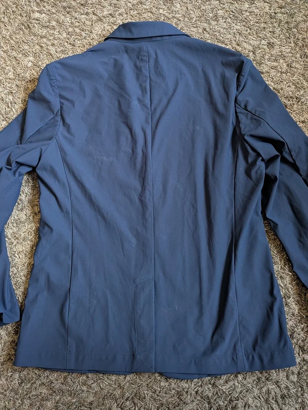 Fabletics Navy The Don Blazer 2-Button Jacket Men's S